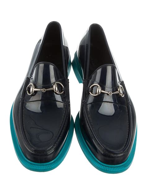 gucci rubber sole loafers|gucci loafer boots.